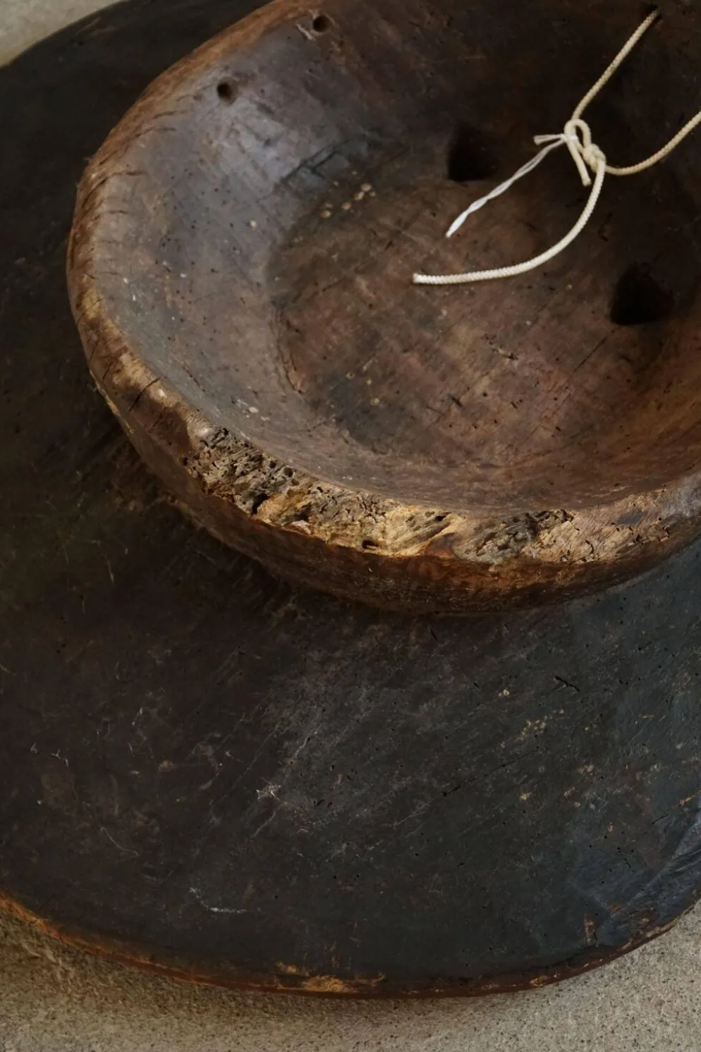 Grand masque tribal Baule Kple Kple africain en bois, Côte d'Ivoire, milieu du XXe siècle