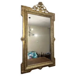 Grand miroir ancien doré
