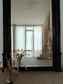 Grand miroir ancien XIX en en bois sculpté-esprit haussmannien