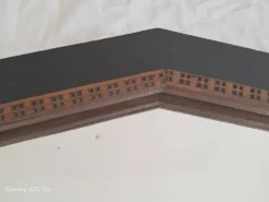 Grand Miroir Art déco avec Cadre Géométrique