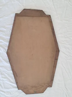 Grand Miroir Art déco avec Cadre Géométrique