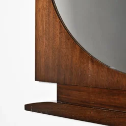 Grand miroir Art Déco en palissandre, France, circa 1930