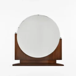 Grand miroir Art Déco en palissandre, France, circa 1930