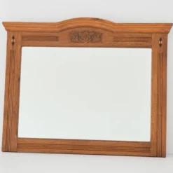 Grand miroir biseauté ancien vintage 1930