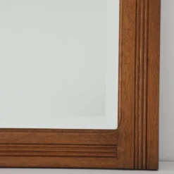 Grand miroir biseauté ancien vintage 1930