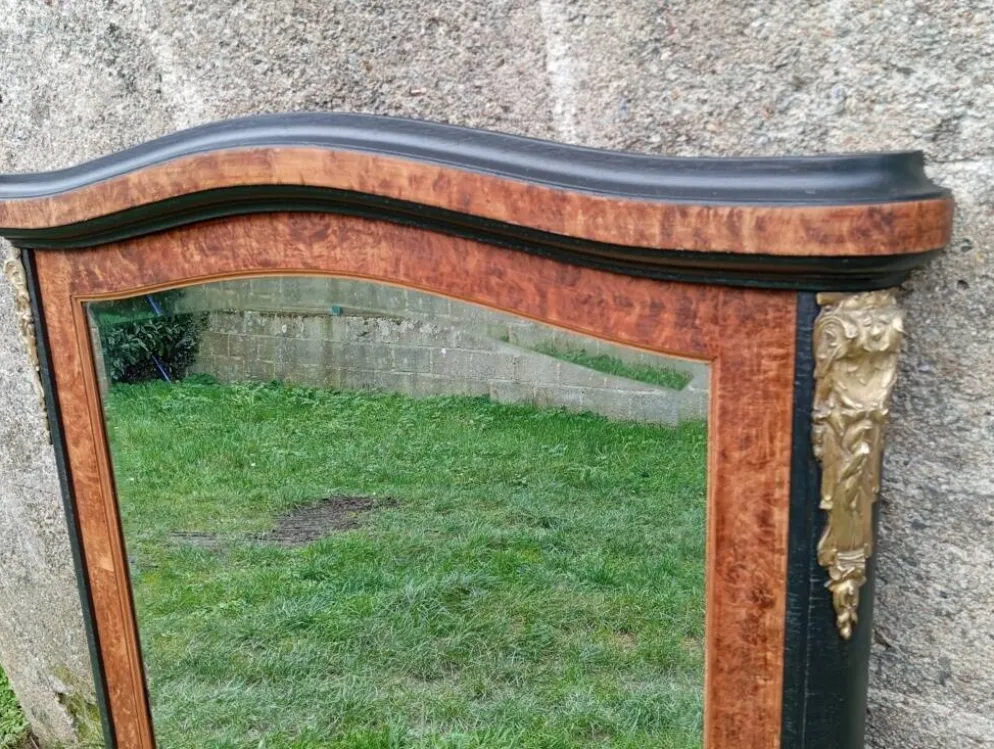 Grand miroir biseauté début XXème
