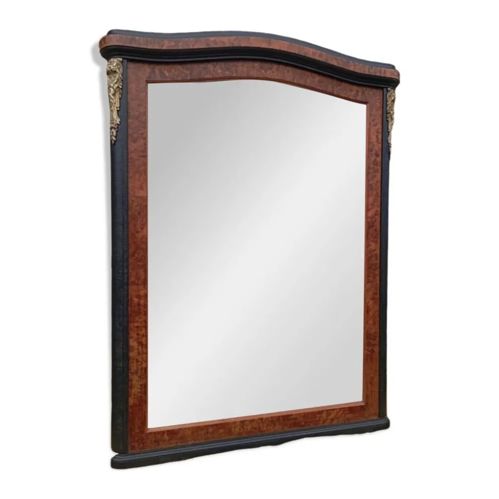 Grand miroir biseauté début XXème