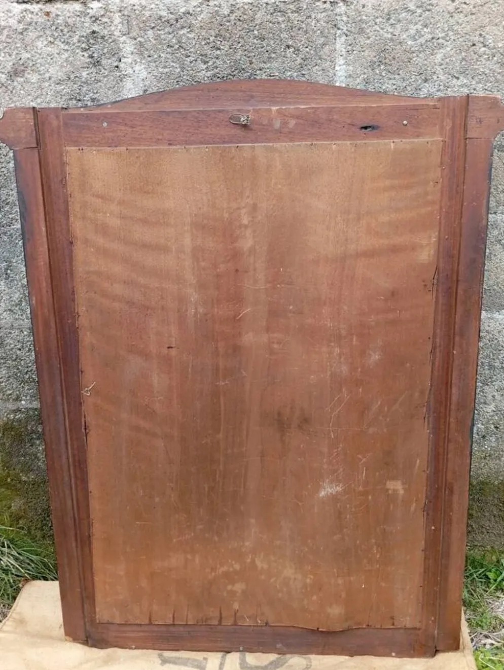 Grand miroir biseauté début XXème