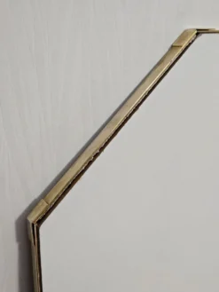 Grand miroir biseauté octogonal