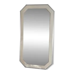 Grand miroir biseauté octogonal