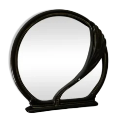 Grand miroir « Black Swan » postmoderne, années 1970-1980