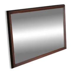 Grand miroir bois vintage, miroir mural, glace murale, scandinave style