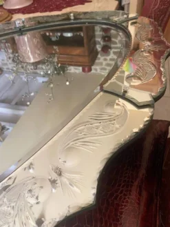 Grand Miroir 180cm x87cm, vers 1960-1970,dans le gout de Murano