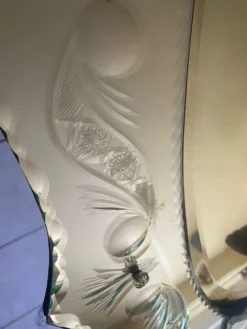 Grand Miroir 180cm x87cm, vers 1960-1970,dans le gout de Murano