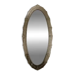 Grand Miroir 180cm x87cm, vers 1960-1970,dans le gout de Murano
