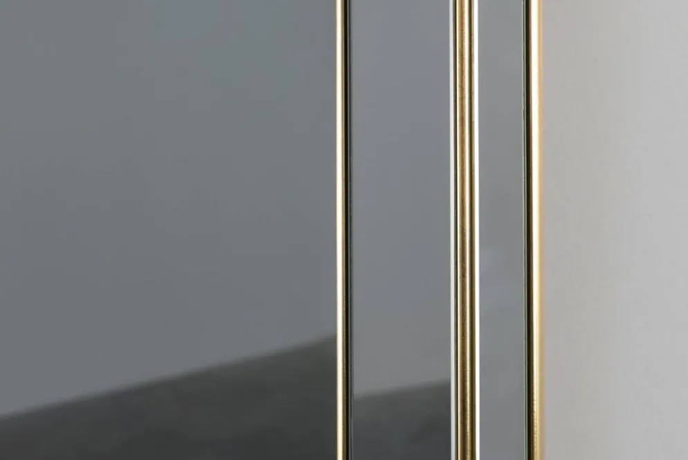 Grand miroir Deknudt de style Hollywood Regency dans un cadre doré, Belgique, 20e siècle