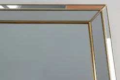 Grand miroir Deknudt de style Hollywood Regency dans un cadre doré, Belgique, 20e siècle