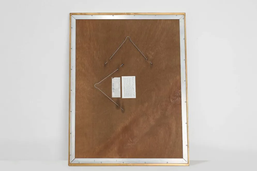 Grand miroir Deknudt de style Hollywood Regency dans un cadre doré, Belgique, 20e siècle