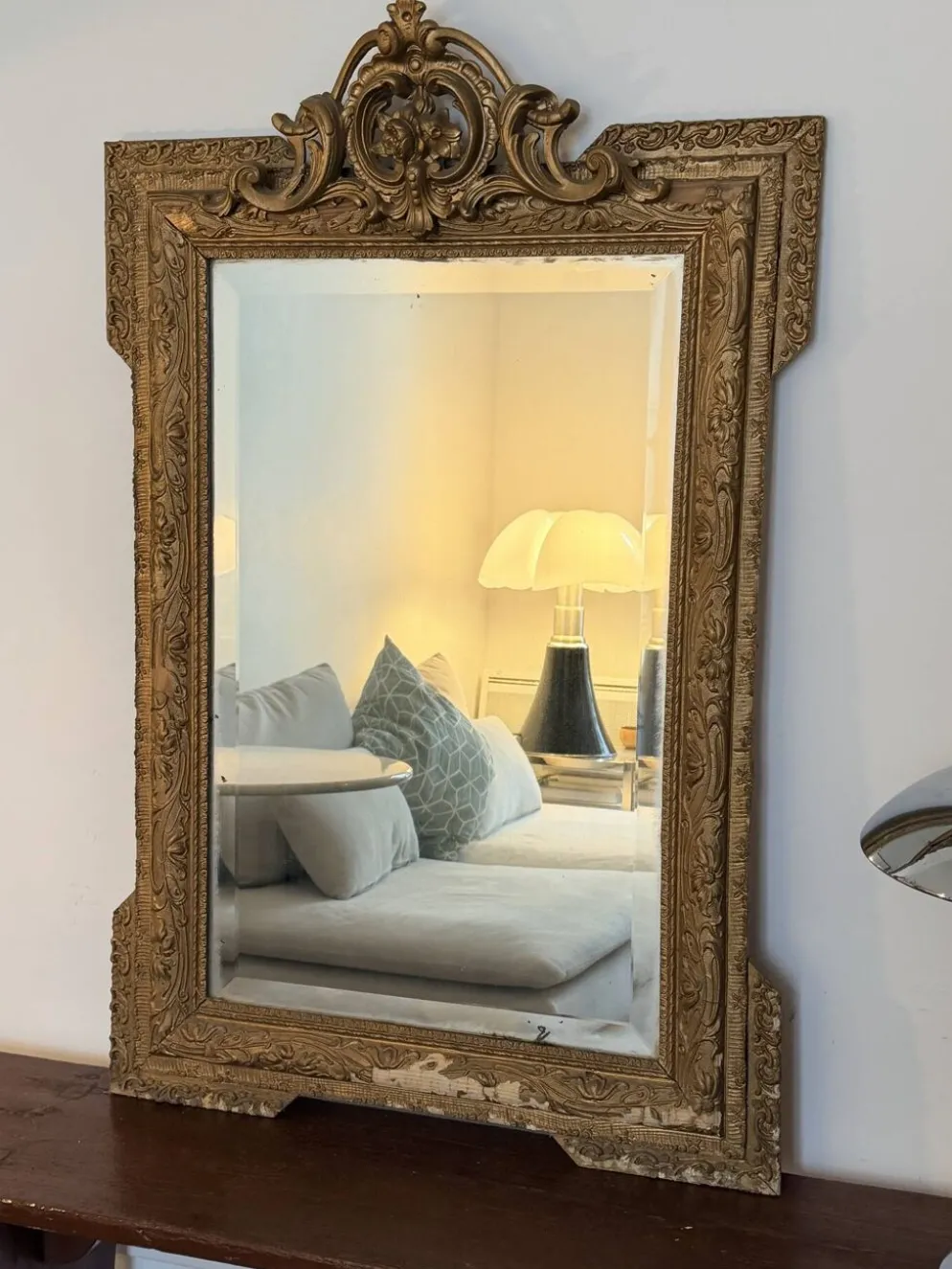 Grand miroir doré - 70xH107cm
