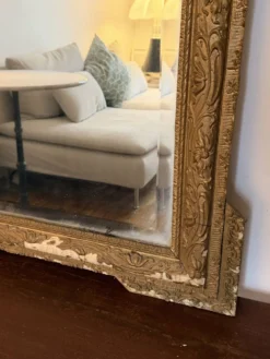 Grand miroir doré - 70xH107cm