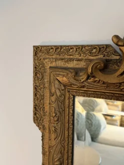Grand miroir doré - 70xH107cm