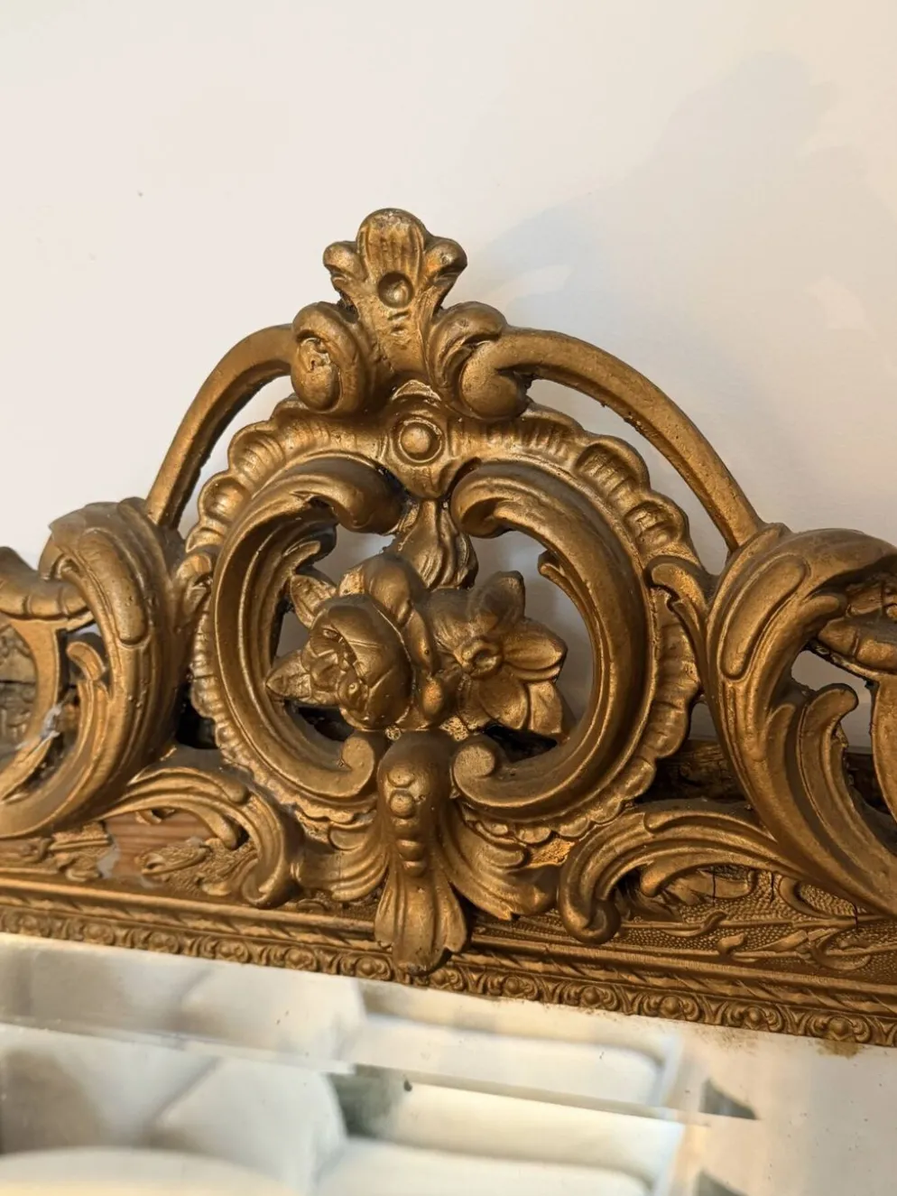 Grand miroir doré - 70xH107cm