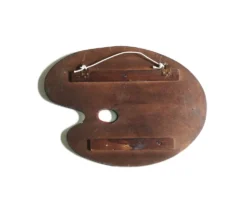 Grand miroir en forme de palette de peinture, années 50