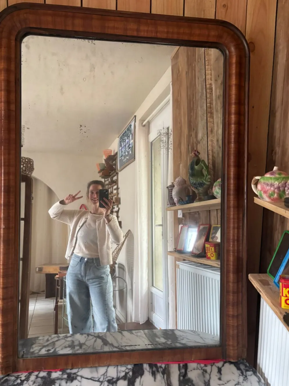 Grand miroir Louis Philippe