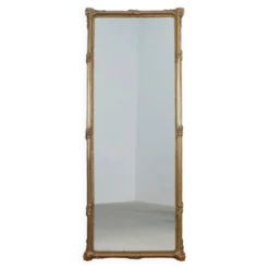 Grand miroir néoclassique en cuivre français, XXe siècle