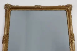Grand miroir néoclassique en cuivre français, XXe siècle
