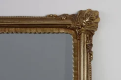 Grand miroir néoclassique en cuivre français, XXe siècle