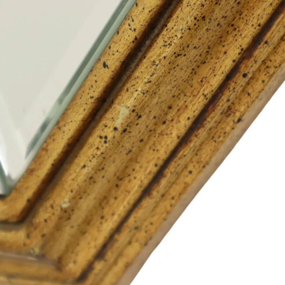 Grand miroir octogonal Deknudt, style Hollywood Regency