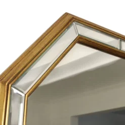Grand miroir octogonal Deknudt, style Hollywood Regency