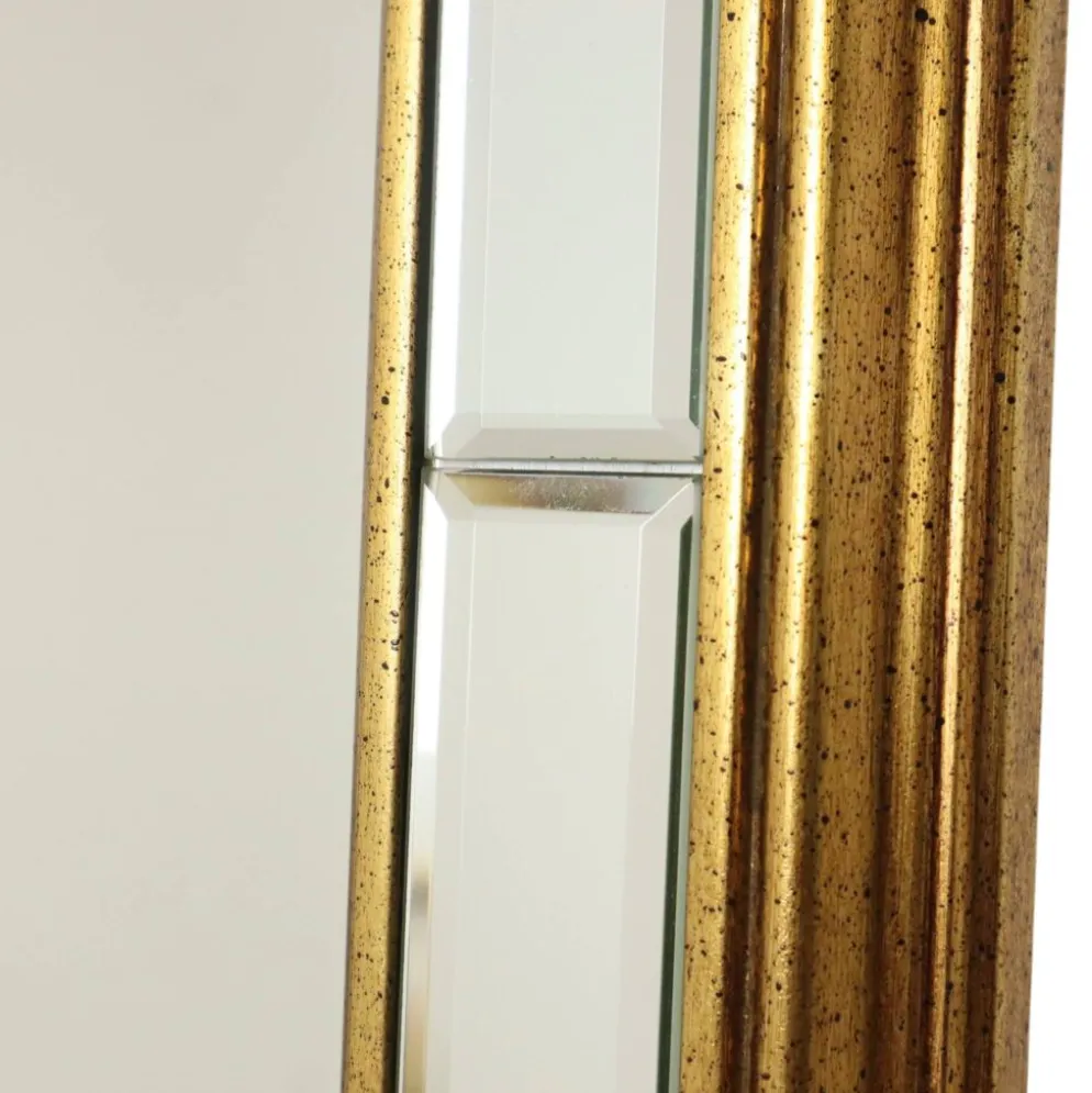 Grand miroir octogonal Deknudt, style Hollywood Regency
