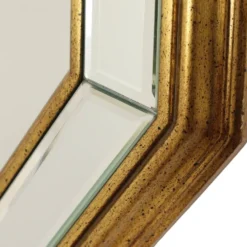 Grand miroir octogonal Deknudt, style Hollywood Regency