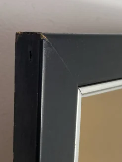 Grand miroir Op Art, années 70, Made in England