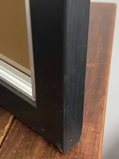 Grand miroir Op Art, années 70, Made in England