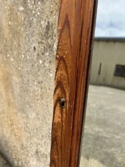 Grand miroir porte d'armoire vintage, années 40 /50