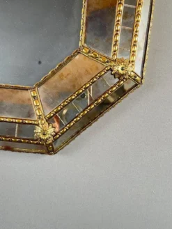 Grand miroir rectangulaire biseauté, XXe siècle