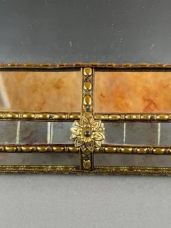 Grand miroir rectangulaire biseauté, XXe siècle