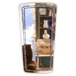Grand miroir rétroviseur des années 1950