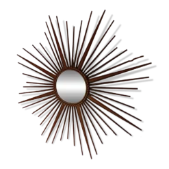 Grand miroir soleil chaty Vallauris 0,80 cm de diamètre.