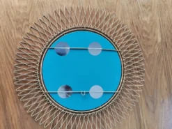 Grand miroir soleil Erdecor années 50