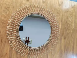 Grand miroir soleil Erdecor années 50