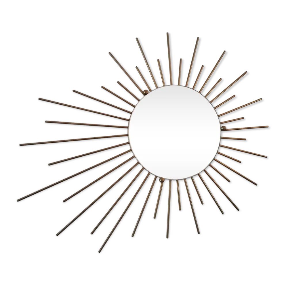 Grand miroir soleil vintage