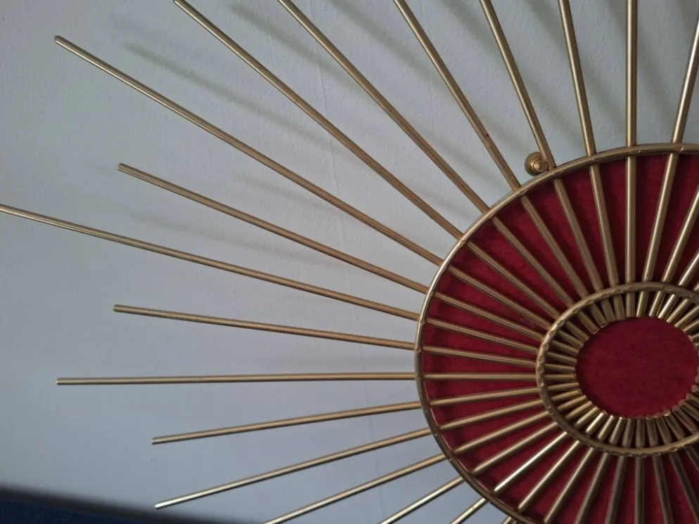 Grand miroir soleil vintage