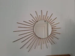 Grand miroir soleil vintage