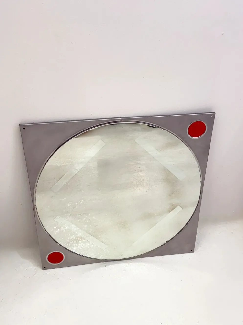 Grand miroir “Space Age” Italie — 1970s