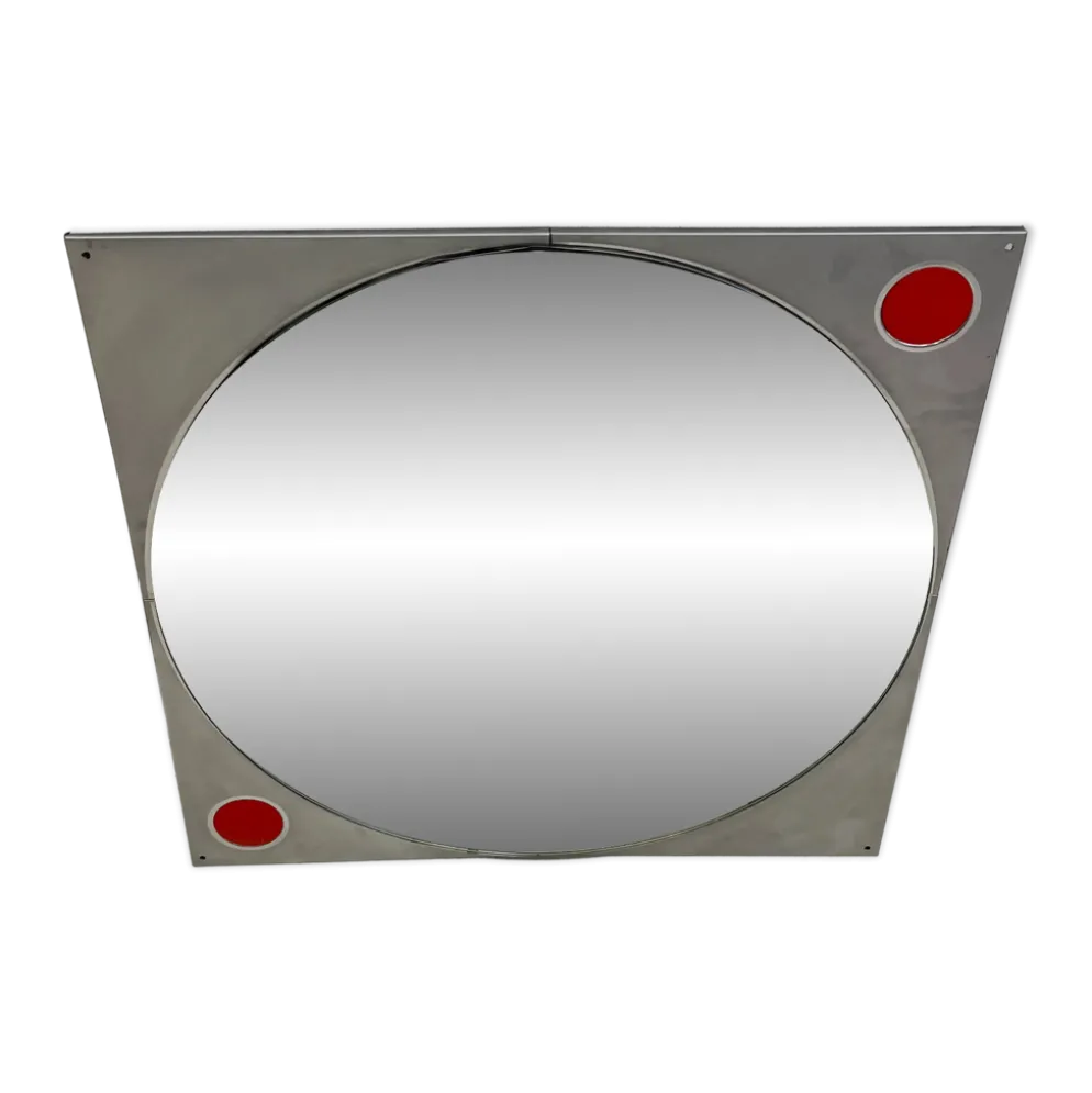 Grand miroir “Space Age” Italie — 1970s
