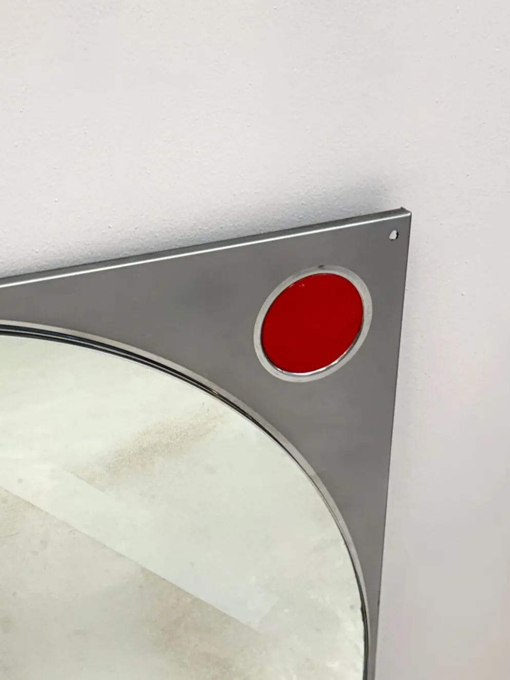 Grand miroir “Space Age” Italie — 1970s